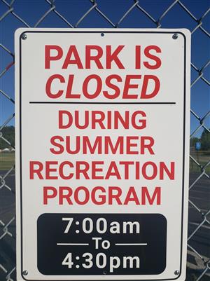 Summer Rec runs from the last week of June through the 2nd week of August.